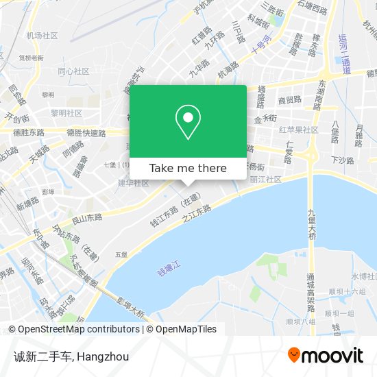 诚新二手车 map