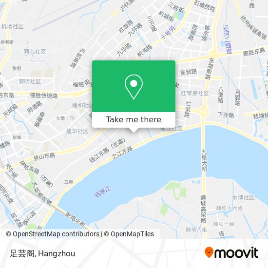 足芸阁 map