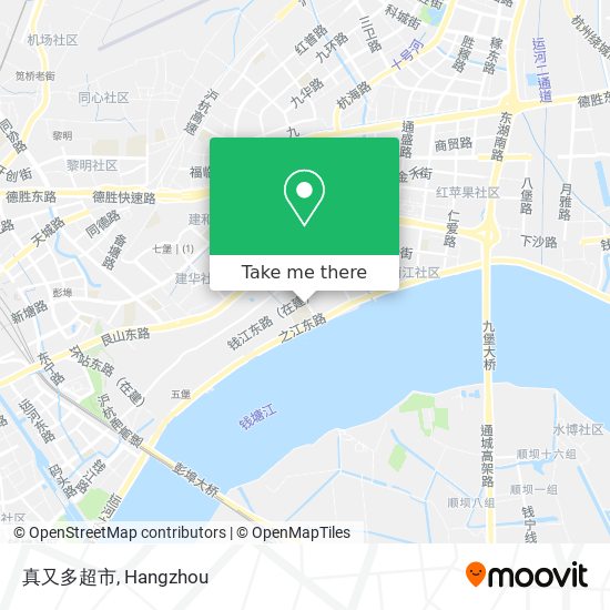 真又多超市 map