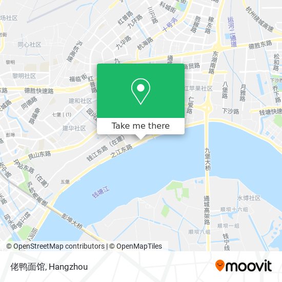 佬鸭面馆 map