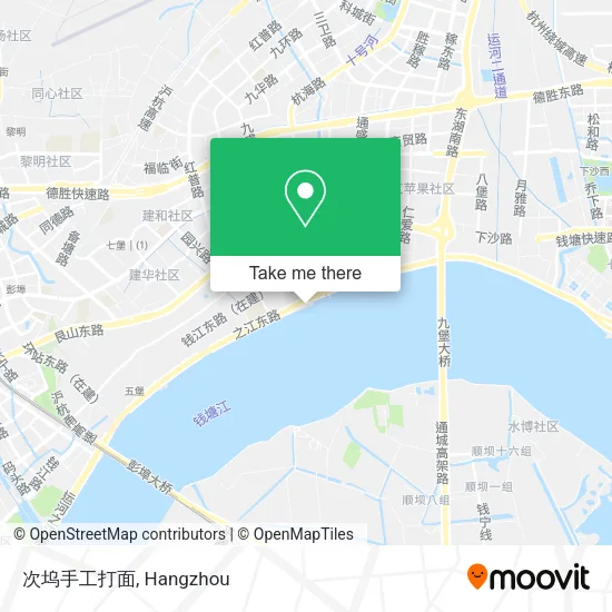 次坞手工打面 map