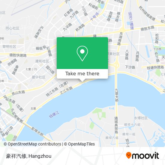 豪祥汽修 map