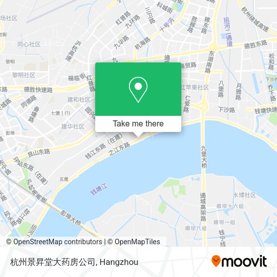杭州景昇堂大药房公司 map