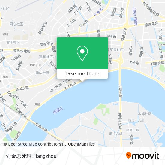 俞金忠牙科 map