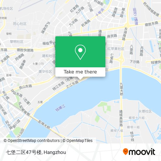 七堡二区47号楼 map
