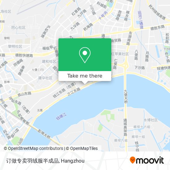 订做专卖羽绒服半成品 map