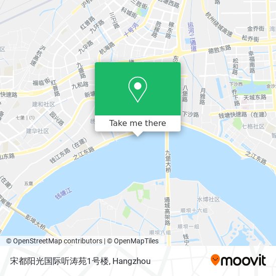 宋都阳光国际听涛苑1号楼 map