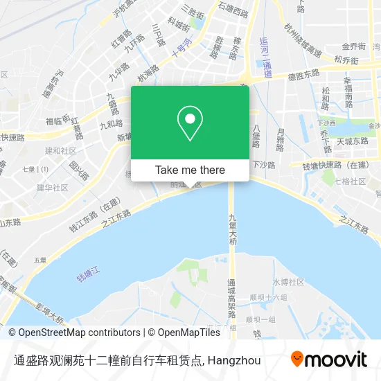 通盛路观澜苑十二幢前自行车租赁点 map