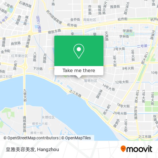 皇雅美容美发 map