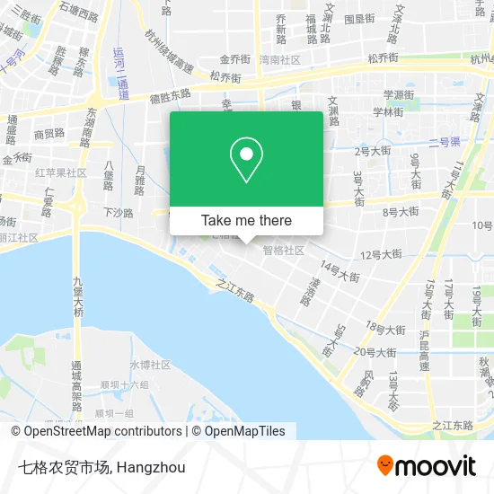 七格农贸市场 map