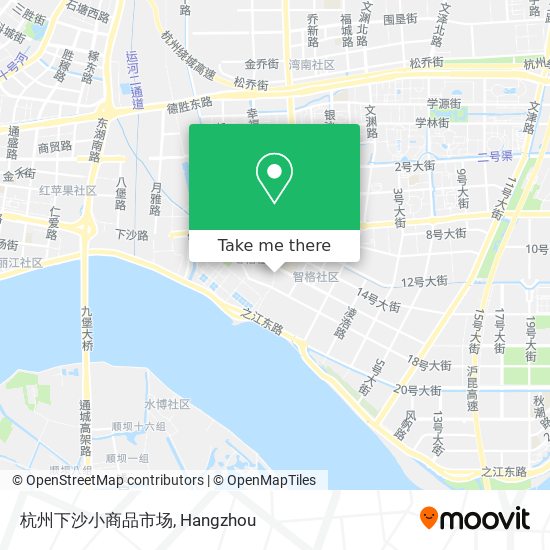 杭州下沙小商品市场 map