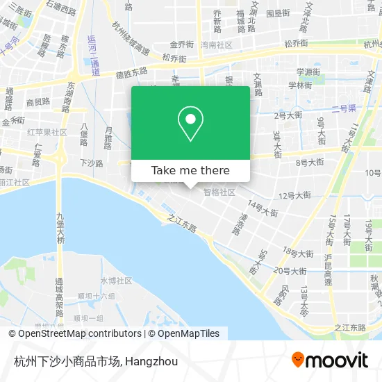 杭州下沙小商品市场 map