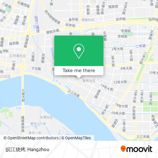 皖江烧烤 map