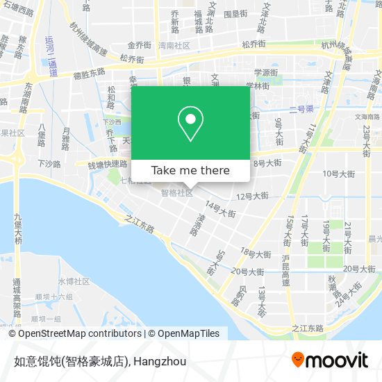 如意馄饨(智格豪城店) map