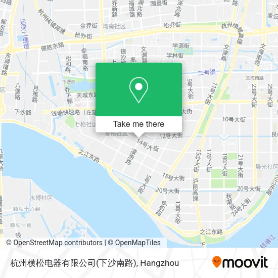 杭州横松电器有限公司(下沙南路) map