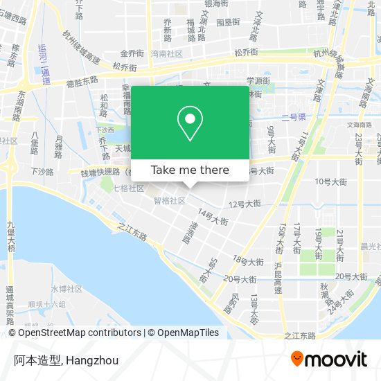 阿本造型 map