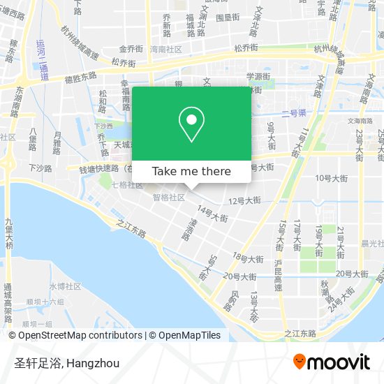圣轩足浴 map