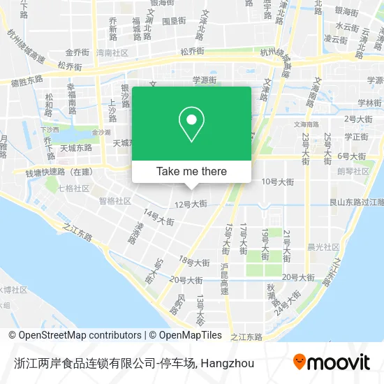浙江两岸食品连锁有限公司-停车场 map