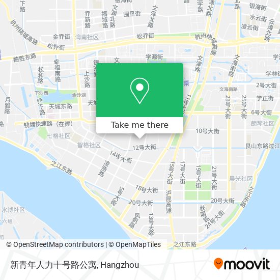 新青年人力十号路公寓 map