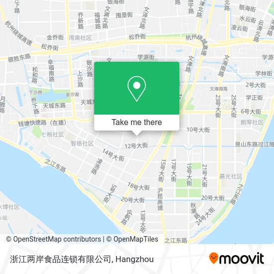 浙江两岸食品连锁有限公司 map