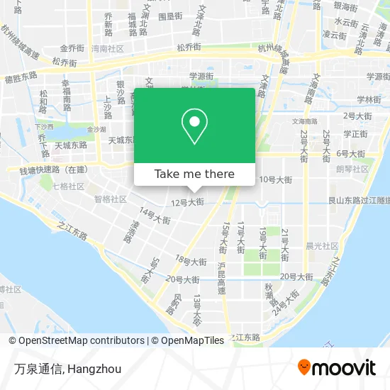 万泉通信 map