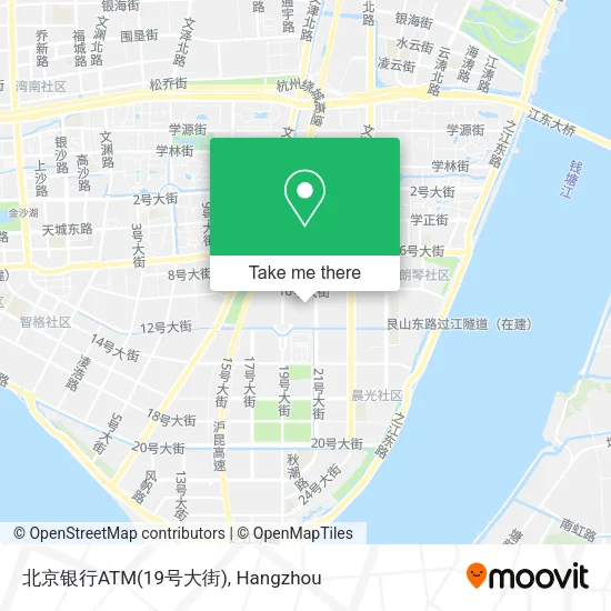 北京银行ATM(19号大街) map