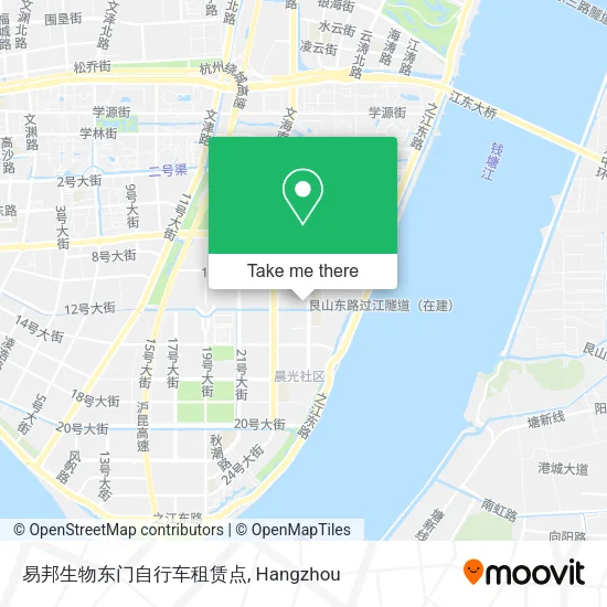 易邦生物东门自行车租赁点 map