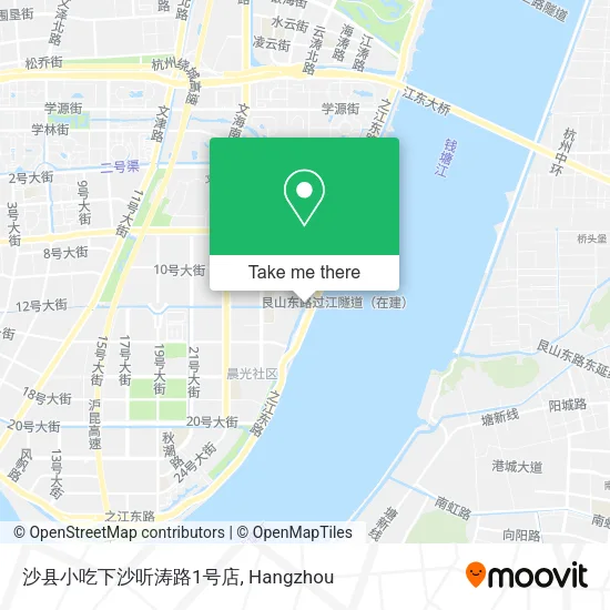 沙县小吃下沙听涛路1号店 map