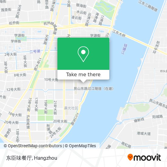 东臣味餐厅 map