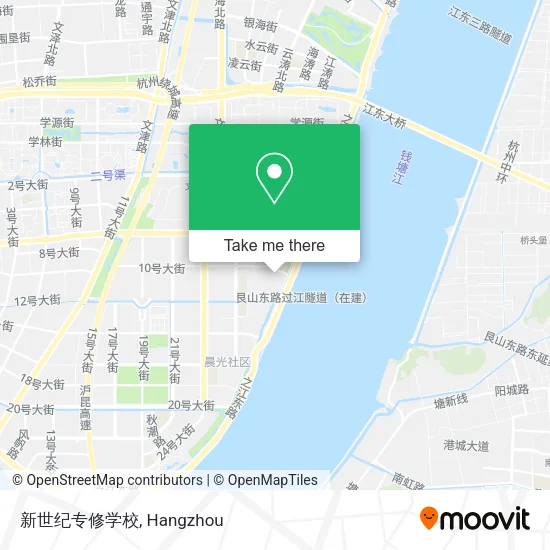 新世纪专修学校 map