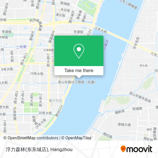 浮力森林(东东城店) map
