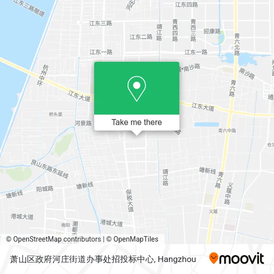 萧山区政府河庄街道办事处招投标中心 map