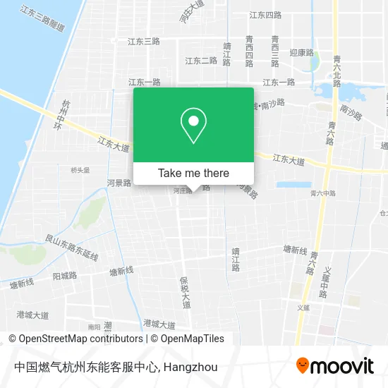 中国燃气杭州东能客服中心 map
