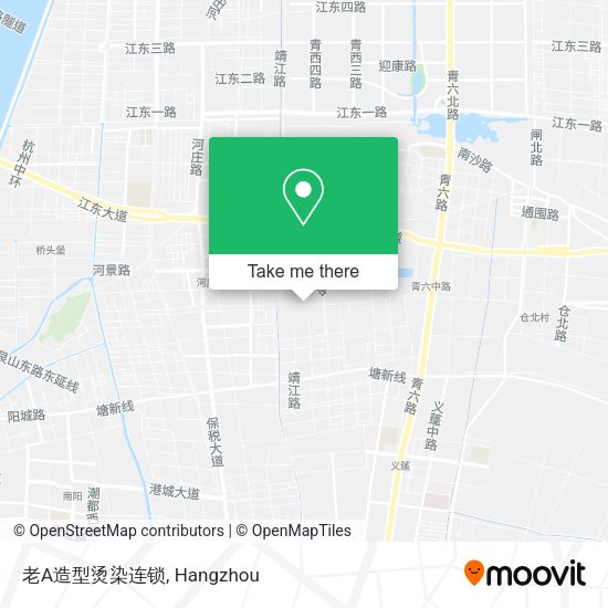 老A造型烫染连锁 map