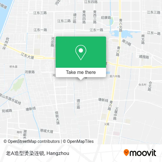老A造型烫染连锁 map
