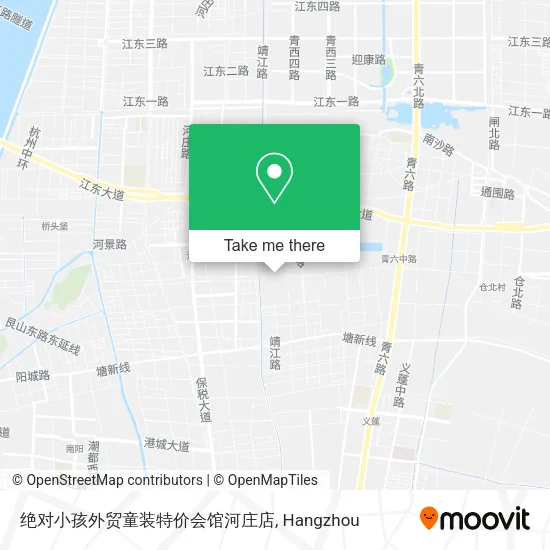 绝对小孩外贸童装特价会馆河庄店 map