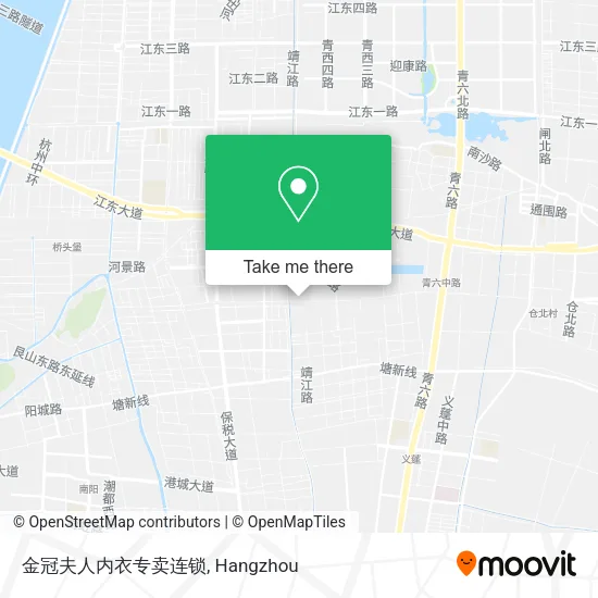 金冠夫人内衣专卖连锁 map