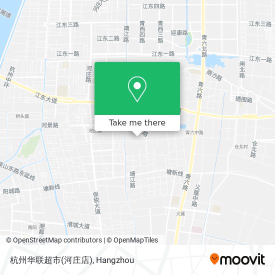 杭州华联超市(河庄店) map