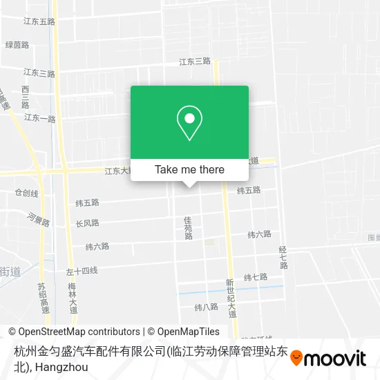 杭州金匀盛汽车配件有限公司(临江劳动保障管理站东北) map