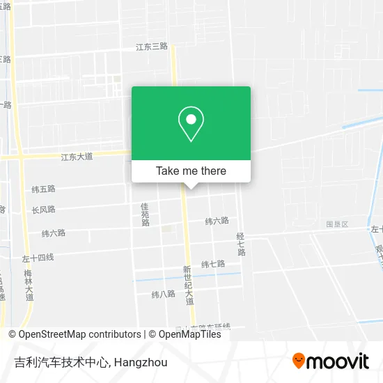 吉利汽车技术中心 map