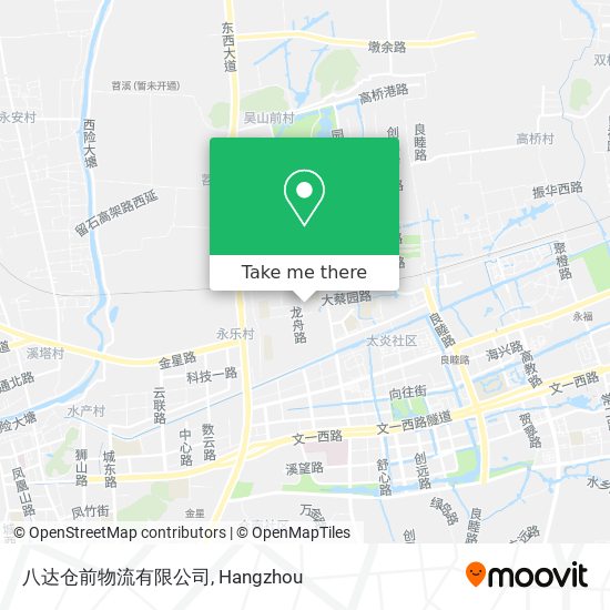 八达仓前物流有限公司 map