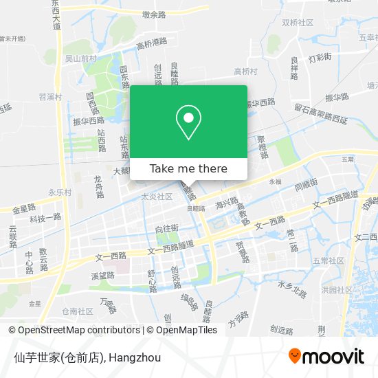仙芋世家(仓前店) map