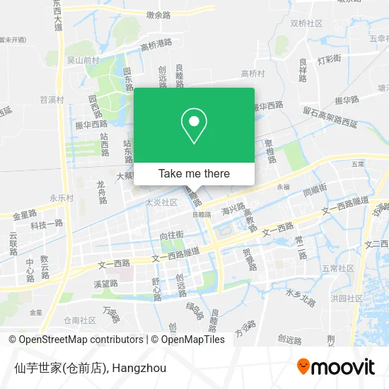 仙芋世家(仓前店) map