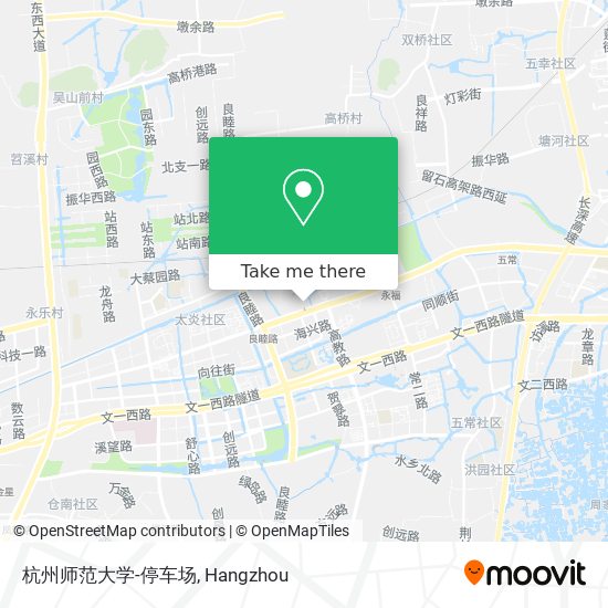 杭州师范大学-停车场 map