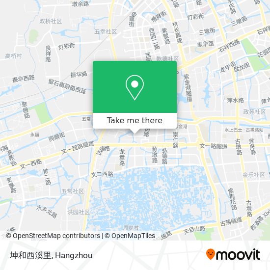 坤和西溪里 map