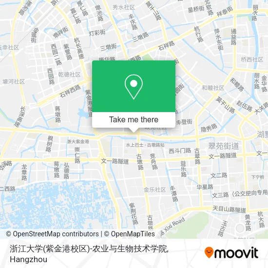 浙江大学(紫金港校区)-农业与生物技术学院 map