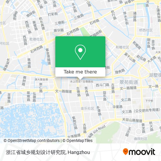 浙江省城乡规划设计研究院 map