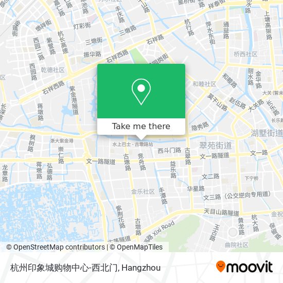 杭州印象城购物中心-西北门 map