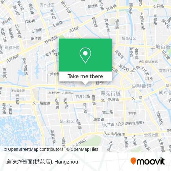 道味炸酱面(拱苑店) map