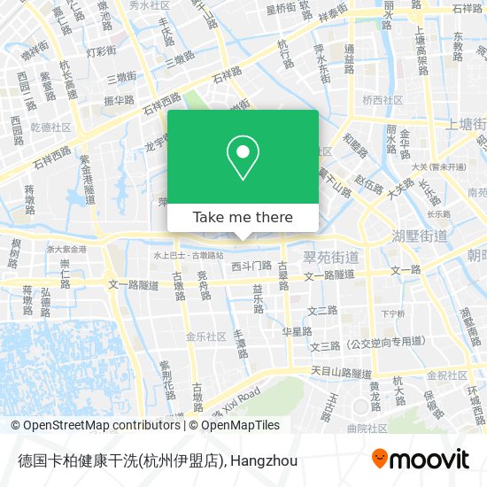 德国卡柏健康干洗(杭州伊盟店) map